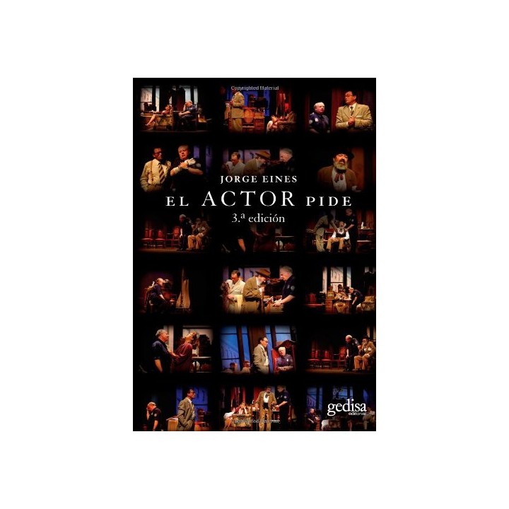 El Actor Pide. Dedicatoria autógrafa del autor